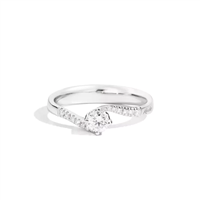 Anello Recarlo Donna in Oro bianco Diamante R01SP195/035-10